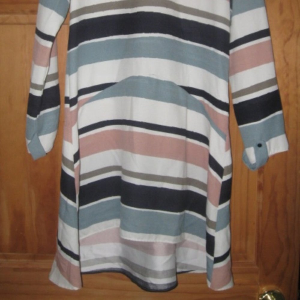 Zara Basic Collection Striped Dress - Picture 2 of 4